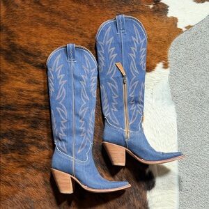 Idyllwind Blue Denim Western Boots